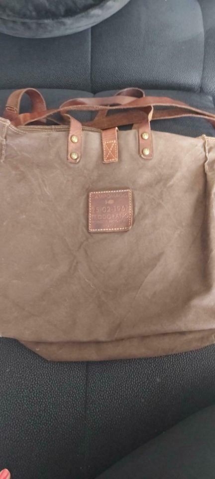 Campomaggi Tasche braun Schrift bronze in Dortmund