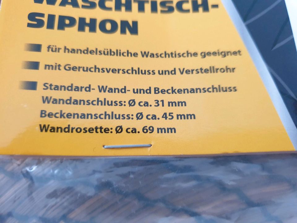 Waschtischsiphon NEU in Neuhofen