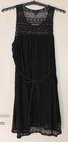 Kleid Shirtkleid mit Spitze + Bindeband schwarz von H&M Gr.40 42 Hessen - Dautphetal Vorschau