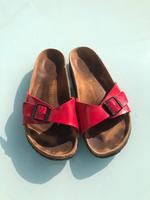 Birkenstock Madrid Rot Gr. 37 - schmales Fußbett Rheinland-Pfalz - Nackenheim Vorschau