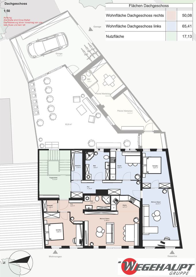 Vielseitiges Mehrfamilienhaus mit Gewerbe, Innenhof und Garage im Herzen von Staßfurt in Staßfurt