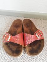 Birkenstock Madrid 39 Shiny Snake orange Berlin - Köpenick Vorschau