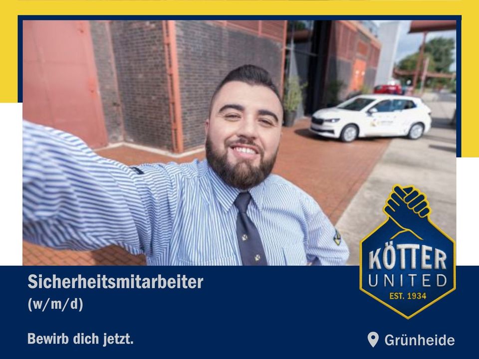 Sicherheitsmitarbeiter (m/w/d) Berlin (Ost) / Grünheide in Fürstenwalde (Spree)