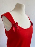 Escada rotes Strick Top aus 100% Schurwolle Schleifen Vintage Y2K Berlin - Neukölln Vorschau
