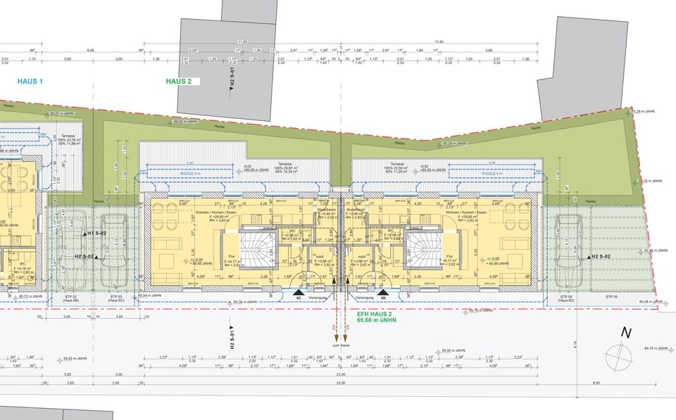 SANKT AUGUSTIN 4 NEUBAU DOPPELHAUSHÄLFTEN Nähe HIT, REWE, ALDI ruhig, zentral 128 m² bis 142 m² Wfl. in Sankt Augustin