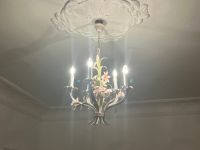 Jugendstil Lampe aus Metall mit Lilien für Liebhaber Bergedorf - Hamburg Lohbrügge Vorschau