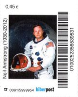 Biberpost: 25.08.2012, "Neil Armstrong", Satz, Typ VI, postfrisch Brandenburg - Brandenburg an der Havel Vorschau