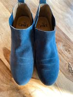 Caprice Chelsea Schlupf Schuh Velours Leder Navy Gr. 39 Hessen - Melsungen Vorschau