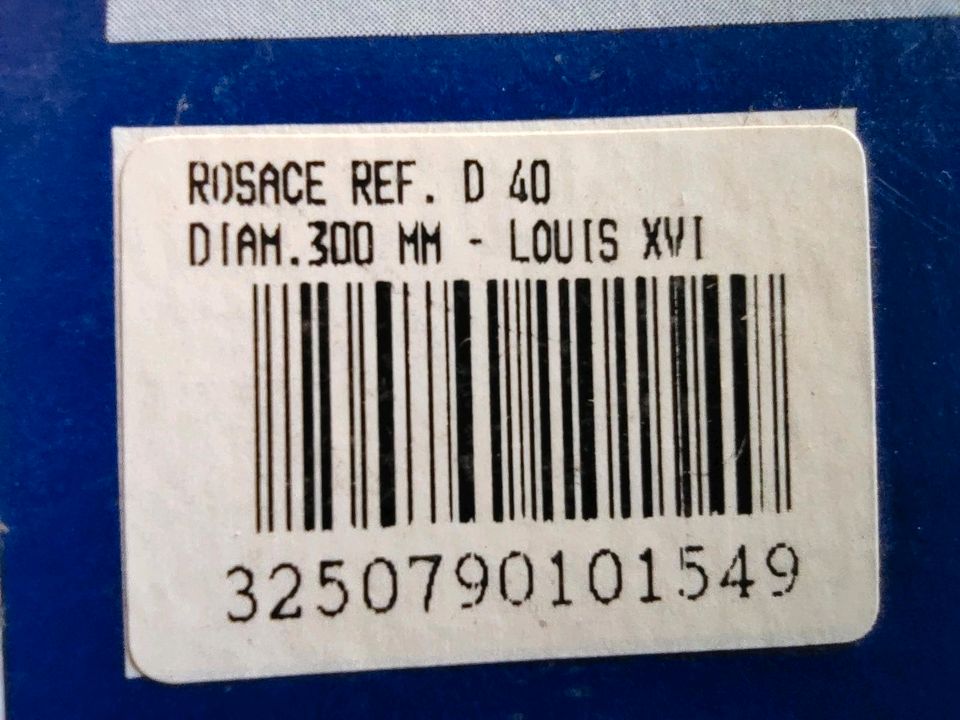 2 x DECOSA Rosette Stil Louis XVI weiß Ø 30 cm Stuckrosette Styro in Schlüchtern