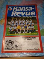 Hansa Rostock Stadionzeitung 1990 Nr.1 Brandenburg - Forst (Lausitz) Vorschau
