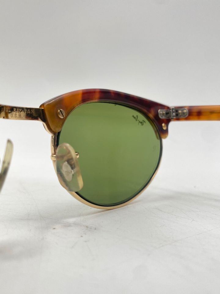 * RAY BAN CLUBMASTER OVAL W1265 SONNENBRILLE 80ER TORTOISE GOLD in Berlin