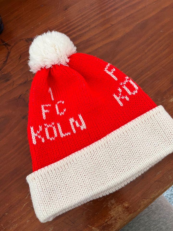 1.FC Köln Beanie - Oldschool - Guter Zustand in Rösrath