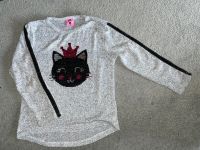 Kiki&Koko Mädchen Pullover Katze grau Gr. 104 neuwertig Hessen - Wetzlar Vorschau