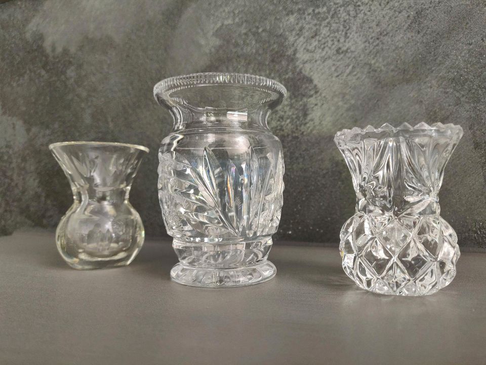 Antik Bleikristall Vintage Vase Rosenthal Nachtmann Schliff Blume in Berlin
