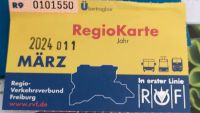 Übertragbare Regiokarte März Baden-Württemberg - Freiburg im Breisgau Vorschau