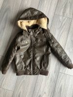 Gefütterte Lederjacke/Fliegerjacke 110/116 Sachsen-Anhalt - Salzmünde Vorschau