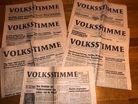 7x Volksstimme DDR 11.- 14. + 16. + 18.12. 1989 + 30. 1.1990 Sachsen-Anhalt - Gardelegen   Vorschau