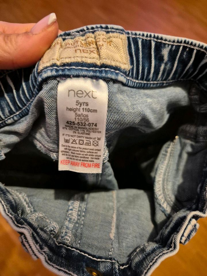 Neue Jeans Jeggings von Next Größe 4-5 Jahre (110) in Ludwigshafen