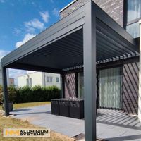 Aluminium Lamellendach Pavillon Pergola Terrassendach 4,5 x 2,9 m Hessen - Nauheim Vorschau