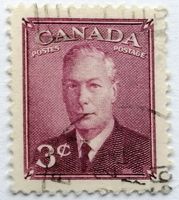 Canada, George VI, 3 Cent, weinrot Nordrhein-Westfalen - Lippstadt Vorschau