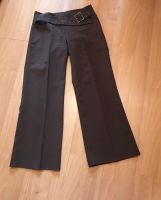 Schicke braune Hose m. Gürtel, Bügelfalte, Stoffhose, Gr. S,Gr. M Frankfurt am Main - Sachsenhausen Vorschau