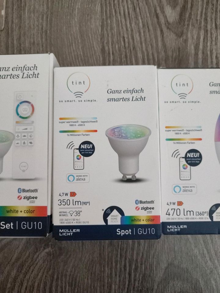 Smart Home Lampen GU 10 , E14 neu in Telgte