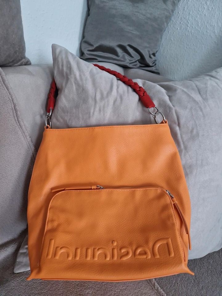 Desigual Taschenset, 3teilig mit Schulterriehmem, orange in Stuttgart
