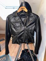 Lederjacke S schwarz Nordrhein-Westfalen - Pulheim Vorschau