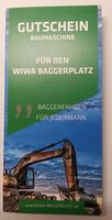 Gutschein 60 Minuten großen Baggerfahren WIWA Baggerplatz Hamburg Niedersachsen - Cuxhaven Vorschau