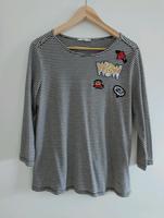 Esprit edc Shirt schwarz beige gestreift Gr. M 38 Top Thüringen - Sonneberg Vorschau