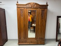 Antiker Jugendstil Kleiderschrank Wäscheschrank Spiegel-Schrank Saarland - Völklingen Vorschau