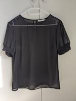 PIECES Bluse/Tunika/Top Gr. S schwarz Rüschen Ärmel retro/vintage Bayern - Würzburg Vorschau