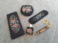 Vintage Petit Point Stickerei Rosen, Set für Handtasche Niedersachsen - Buchholz in der Nordheide Vorschau