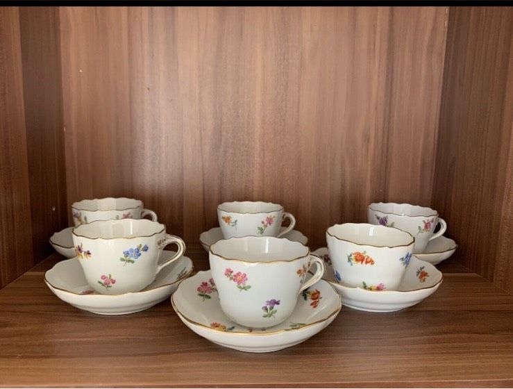 Meissen Porzellan Mokkatasse 6set in Nürnberg (Mittelfr)