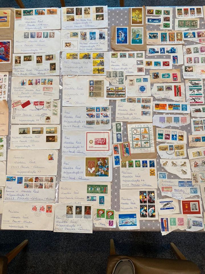 Grosse Sammlung DDR Briefmarken-Postumschläge in Hamminkeln