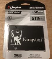 Kingston KC600 512 GB NEU und original verpackt SSD Festpatte Bielefeld - Mitte Vorschau