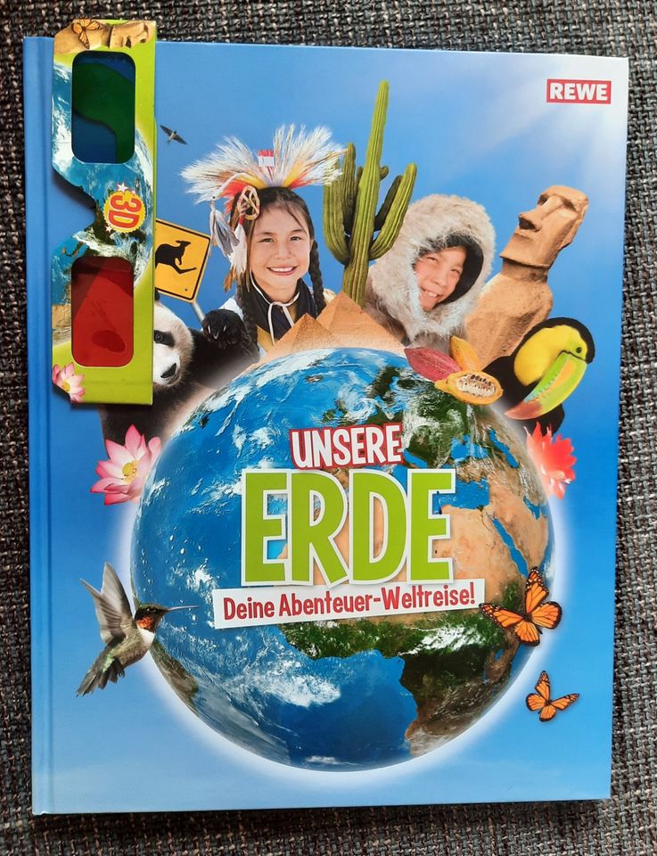 Stickerbuch "Unsere Erde", REWE, Sammelbuch, Aufkleberbuch in Schotten