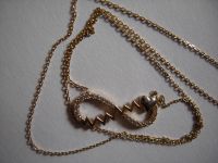 Collier / Halskette (Unendlichkeit)  Gelb- u. Weissgold 14 KT 585 Bayern - Marktschellenberg Vorschau