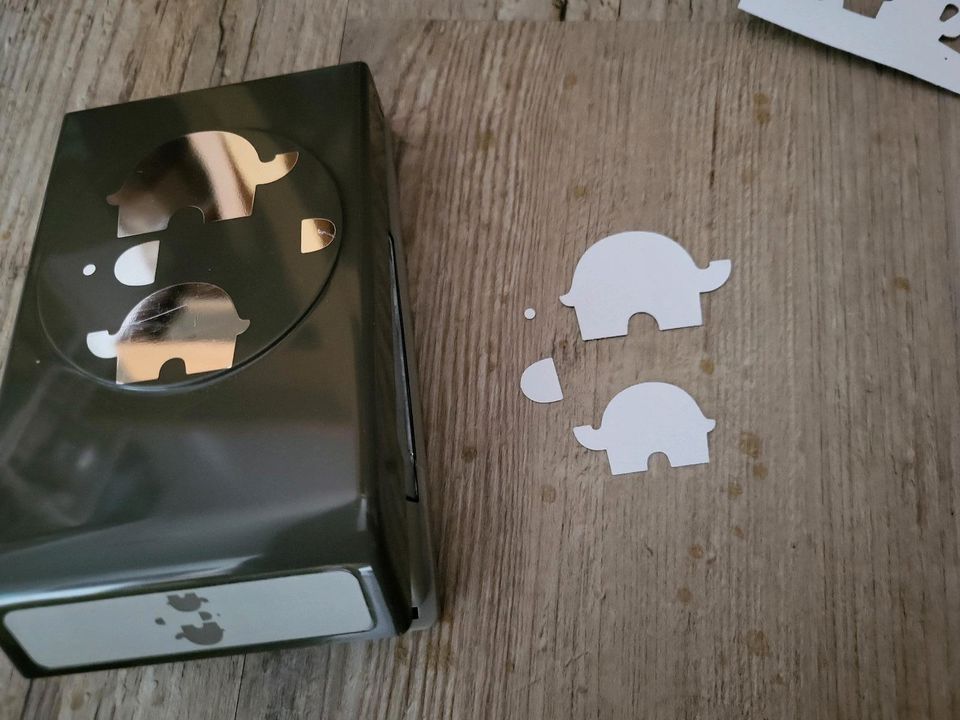 Stampin'Up! Hand Stanze Elefant **NEU** in Steinen