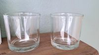 2 Glasteelichthalter schwer - Glas Windlicht-Glaszylinder 12x12cm Niedersachsen - Lehrte Vorschau