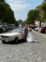 Mustang als Hochzeitsauto mieten - schickes weißes Cabrio mit V8 Sachsen - Pirna Vorschau