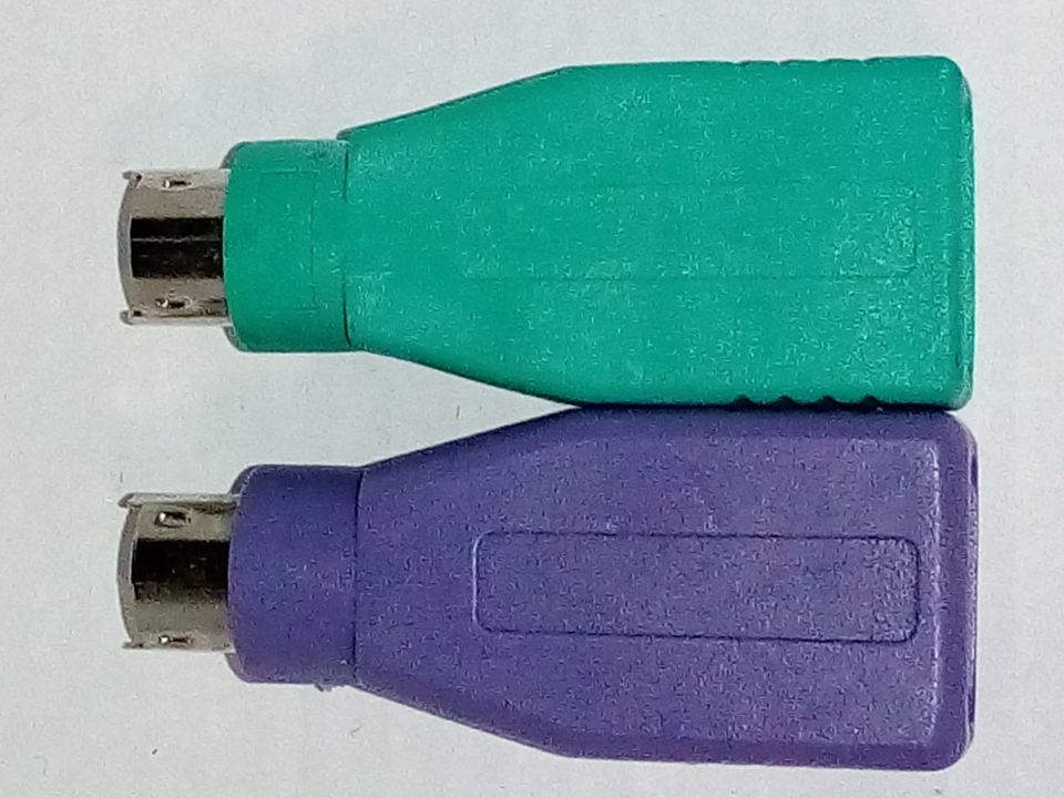 wmm: PS/2-Stecker zu USB-Buchse, für Tastaturanschluß (Lila) in Erlangen