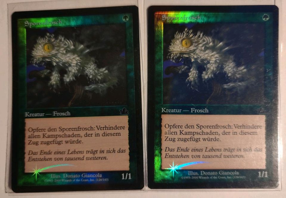 MtG Foil Karten 2x Sporenfrosch Prophezeihung in Wülfrath