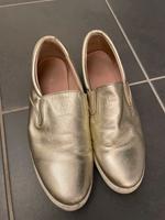 Flache Schuhe Kiomi gold Niedersachsen - Braunschweig Vorschau
