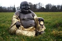 Buddha Haus Garten Terrasse Deko Geschenkidee  Glücksbringer Nordrhein-Westfalen - Erftstadt Vorschau