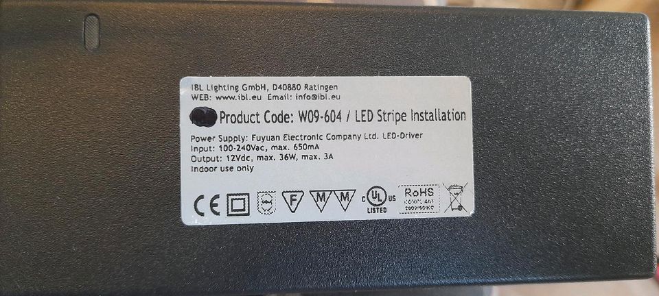 LED STRIPS 36W W09-604 LED DRIVER FUYUAN in Schimberg