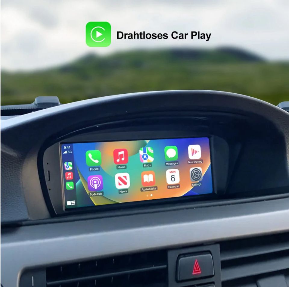 NEU Android Radio Apple CarPlay BMW E60 E61 E63 E64 E90 E91 E92 in München