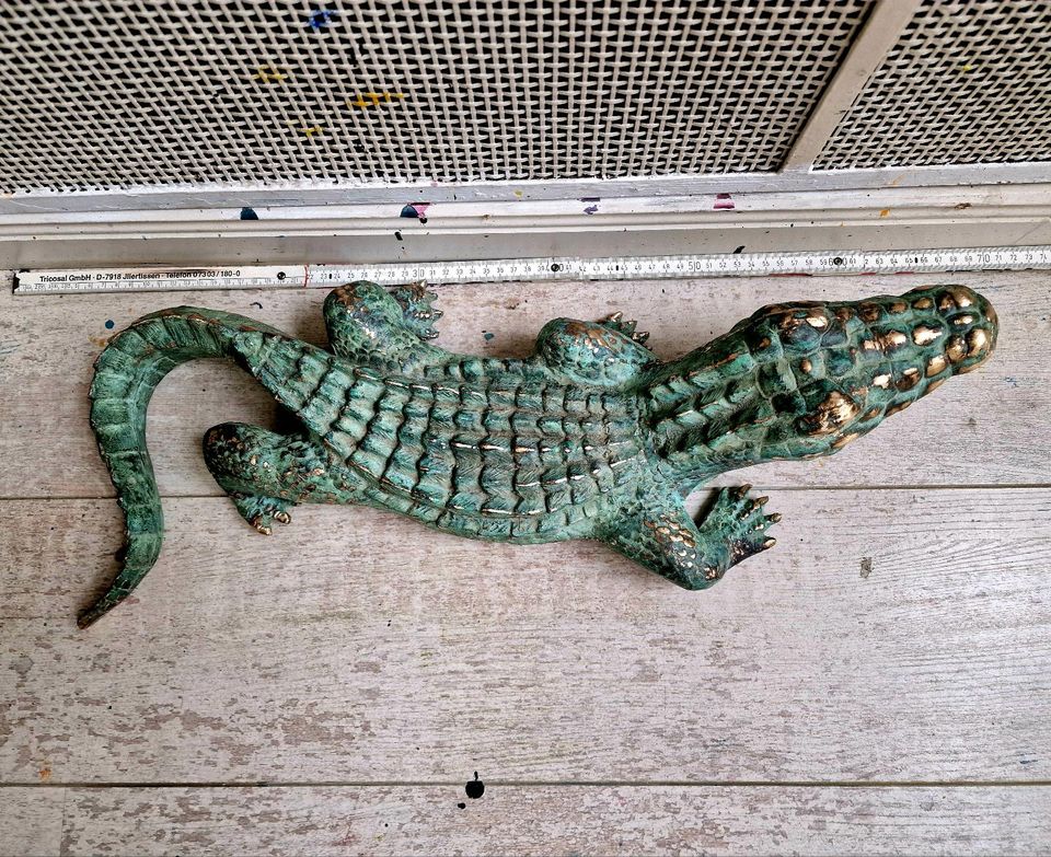 Krokodil Bronze 5,1 Kilo 65 cm in Berlin