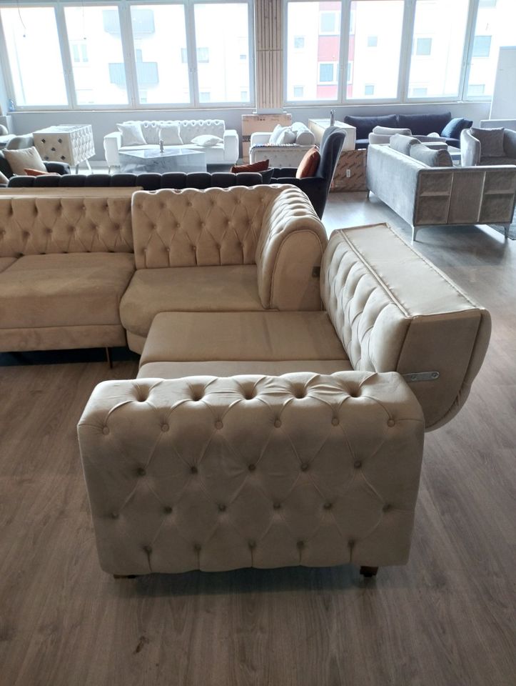 Big Sofa, L Form Couch, Ecksofa, Couch mit Schlaffunktion, Couch in Mannheim