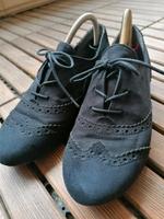 Marco Tozzi Wildleder Halbschuh Damen 41 Schnürschuh schwarz Niedersachsen - Lüneburg Vorschau